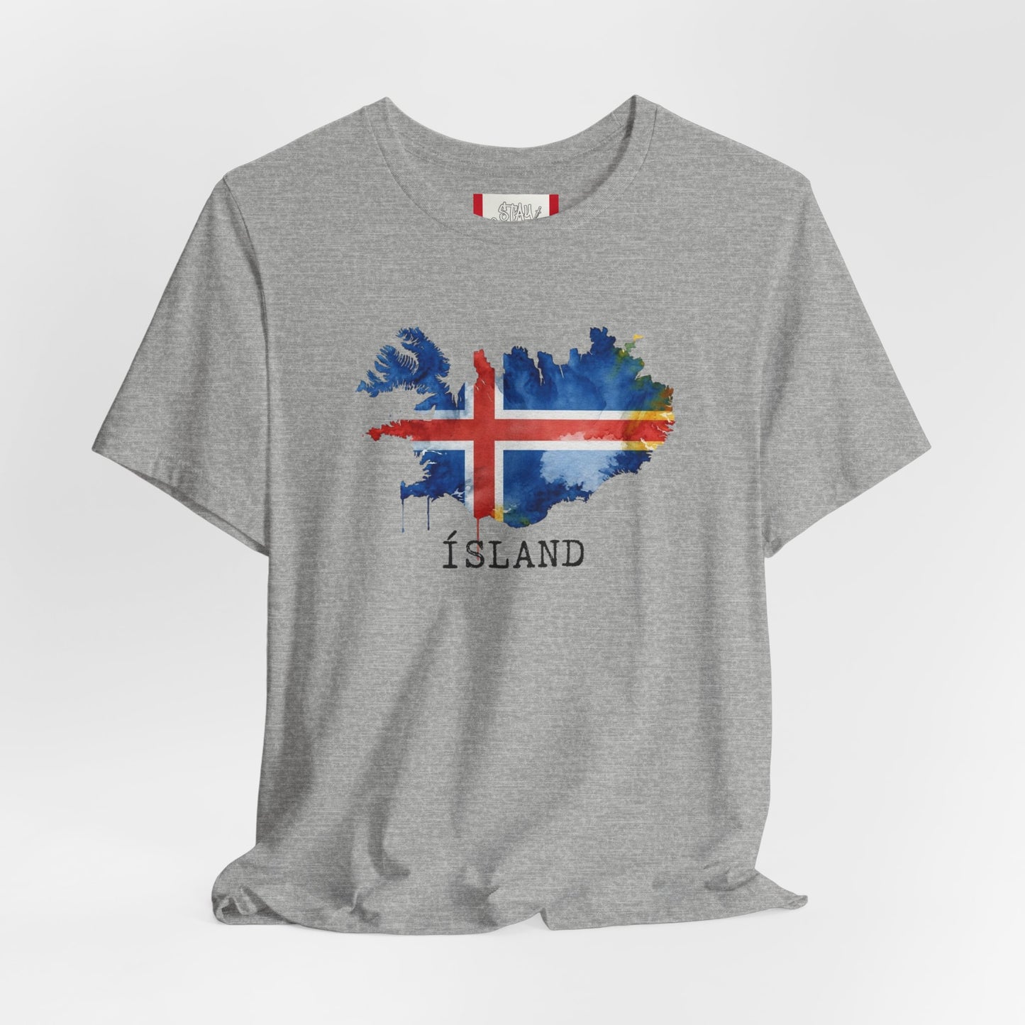 Country T‑Shirt — ÍSLAND (ICELAND)