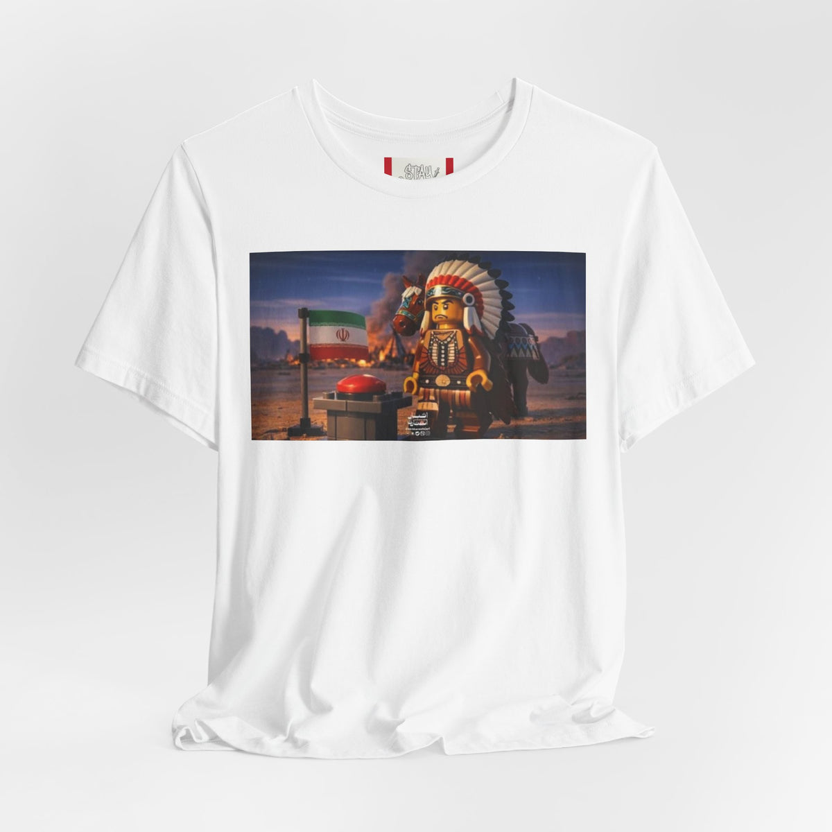 Propaganda T‑Shirt — IRAN LEGOS — USA Invaders