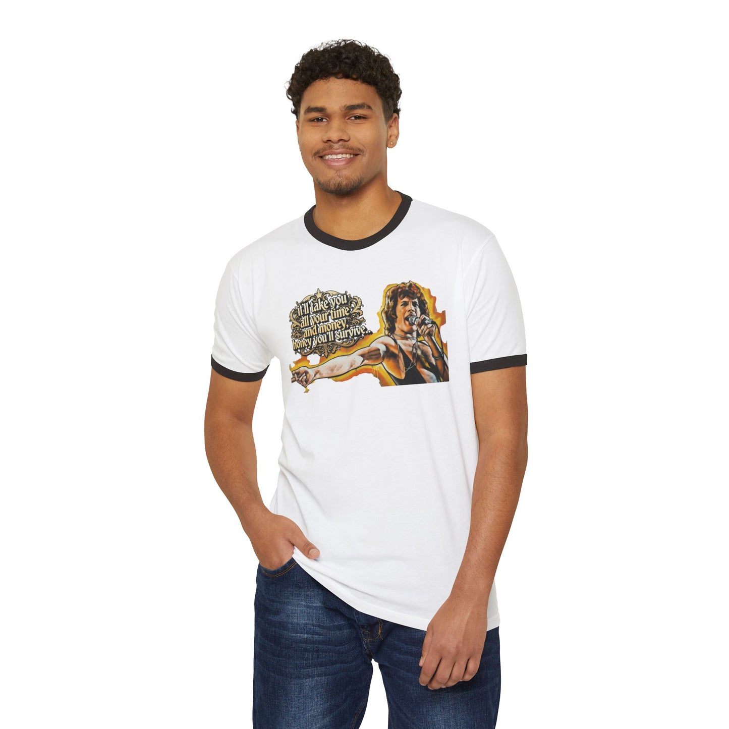 Stay Illegal Ringer T-Shirt — Freddie You Survive