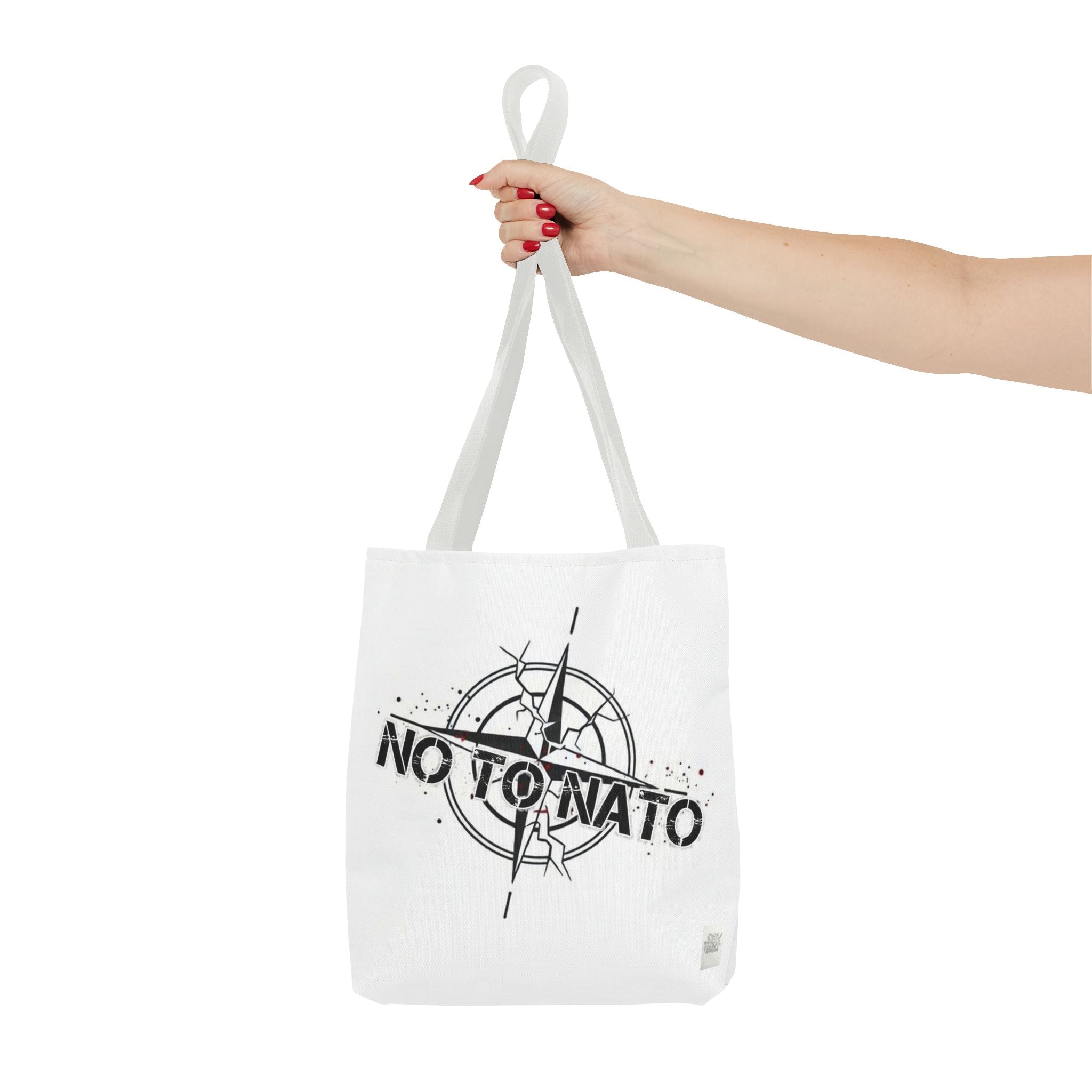 Compass Tote Bag — "NO To NATO / Het NATO" English/Russian