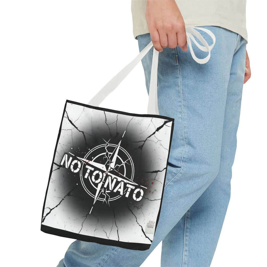 Compass Tote Bag — "NO To NATO / Het NATO" English/Russian