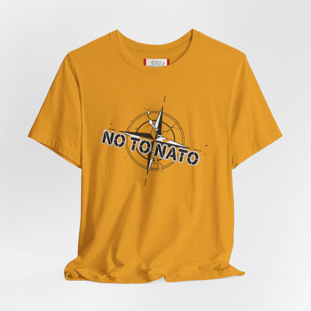 Protest T‑Shirt — "NO To NATO" English — White
