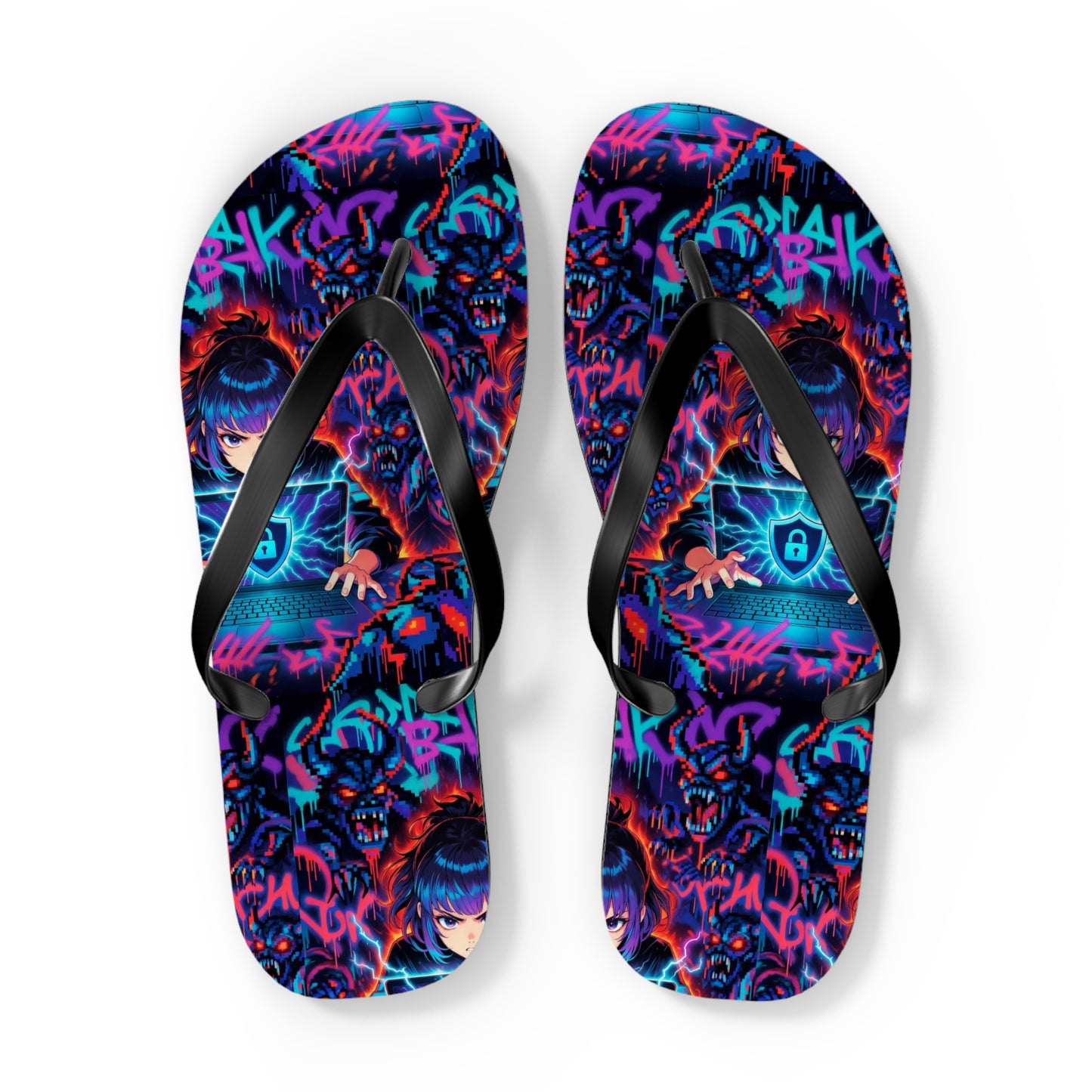 VPN Beach Flip Flops – Cyber Attack