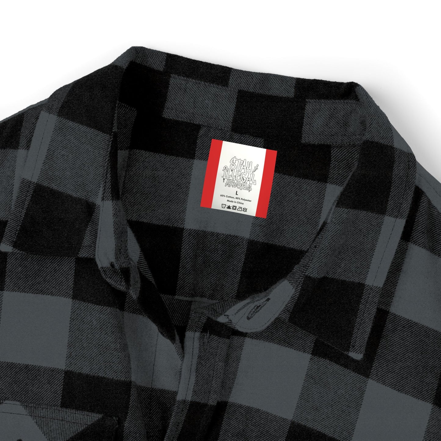 Stay Illegal Buffalo Plaid Flannel Shirt — Quality Casual Shirt