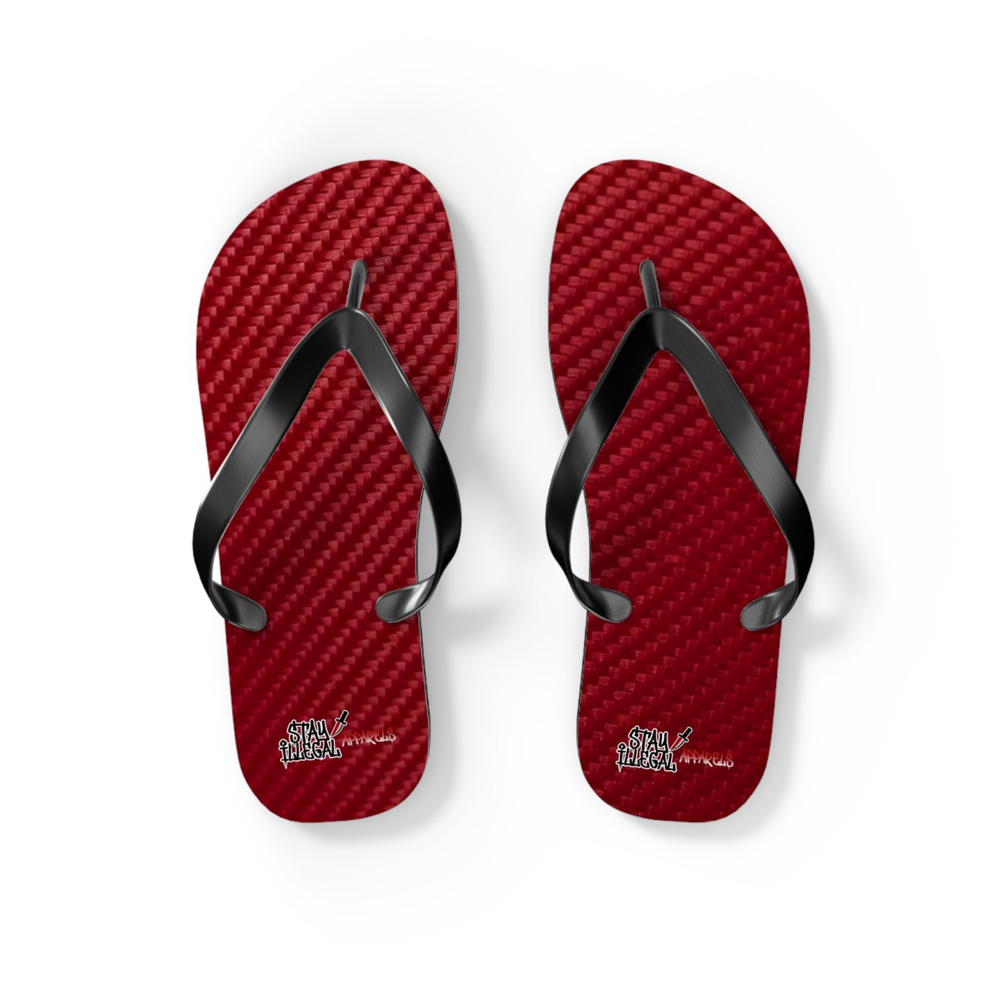 Carbon Fibre Flip Flops – Stay Illegal Claret
