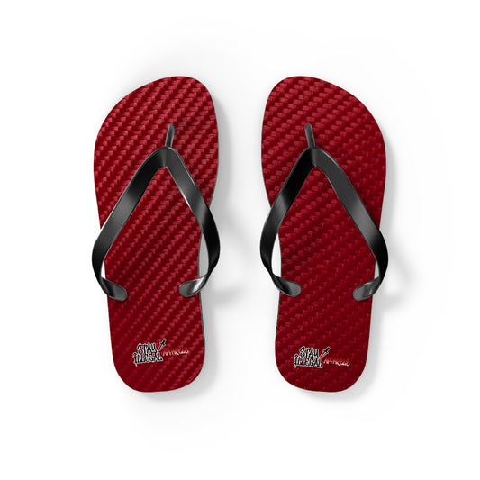 Carbon Fibre Flip Flops – Stay Illegal Claret