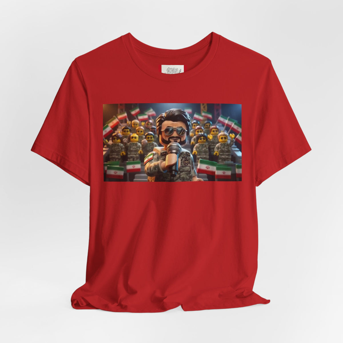 Propaganda T‑Shirt — IRAN LEGOS — IRGC Crowd Control