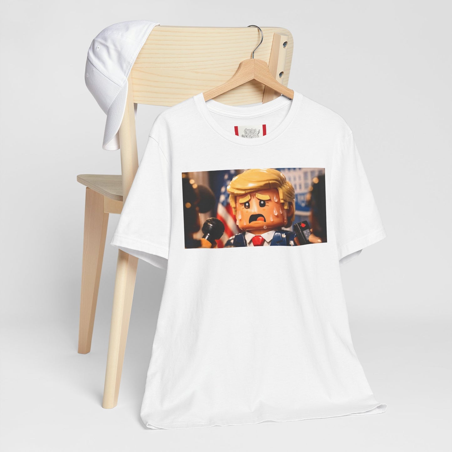 Propaganda T‑Shirt — IRAN LEGOS - Sweaty Trump