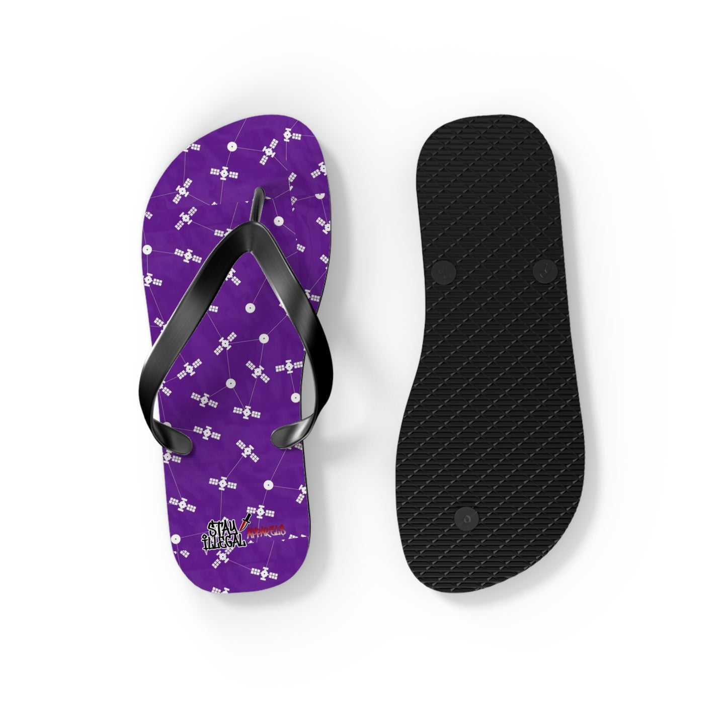 Satellite Flip Flops – Stay Illegal Satellite Purple Grape