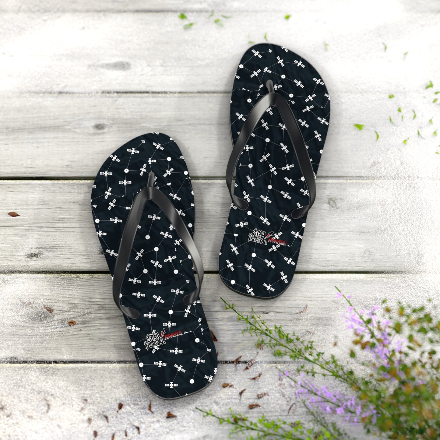 Satellite Flip Flops – Stay Illegal Satellite Black