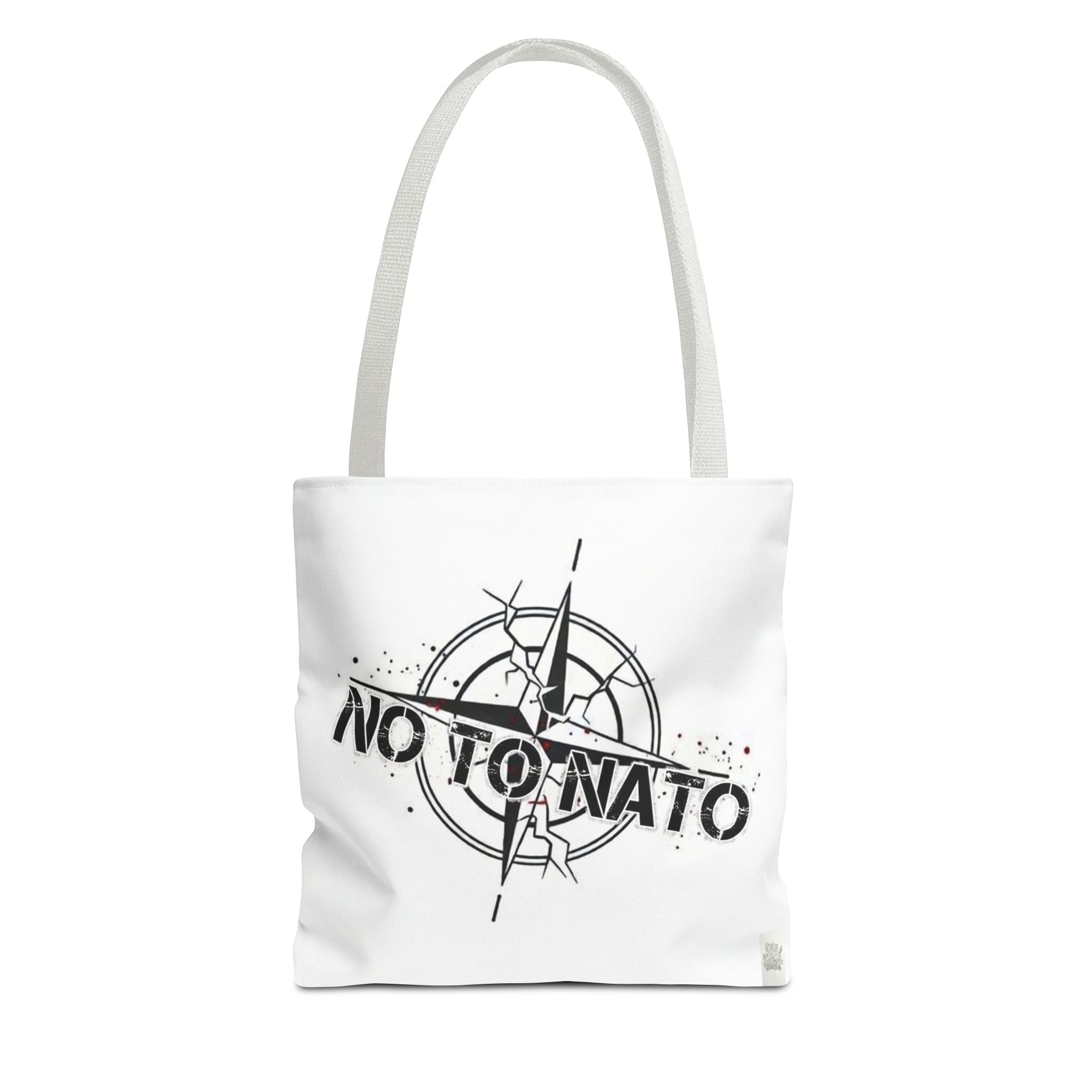 Compass Tote Bag — "NO To NATO / Het NATO" English/Russian