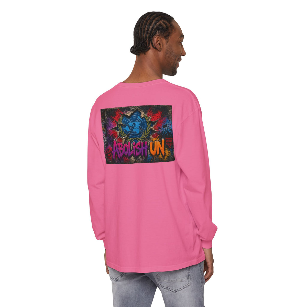 Protest Long Sleeve T‑Shirt — Abolish UN