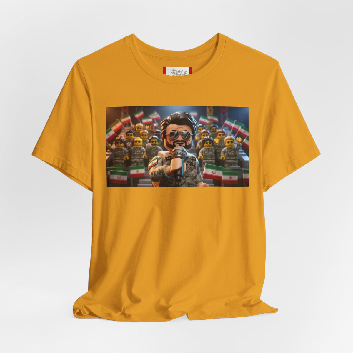 Propaganda T‑Shirt — IRAN LEGOS — IRGC Crowd Control