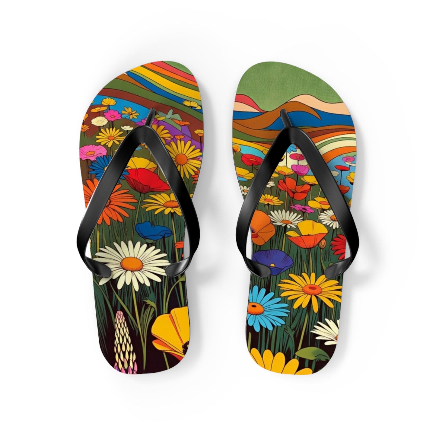 Flower Flip Flops – Fields Of Elysium