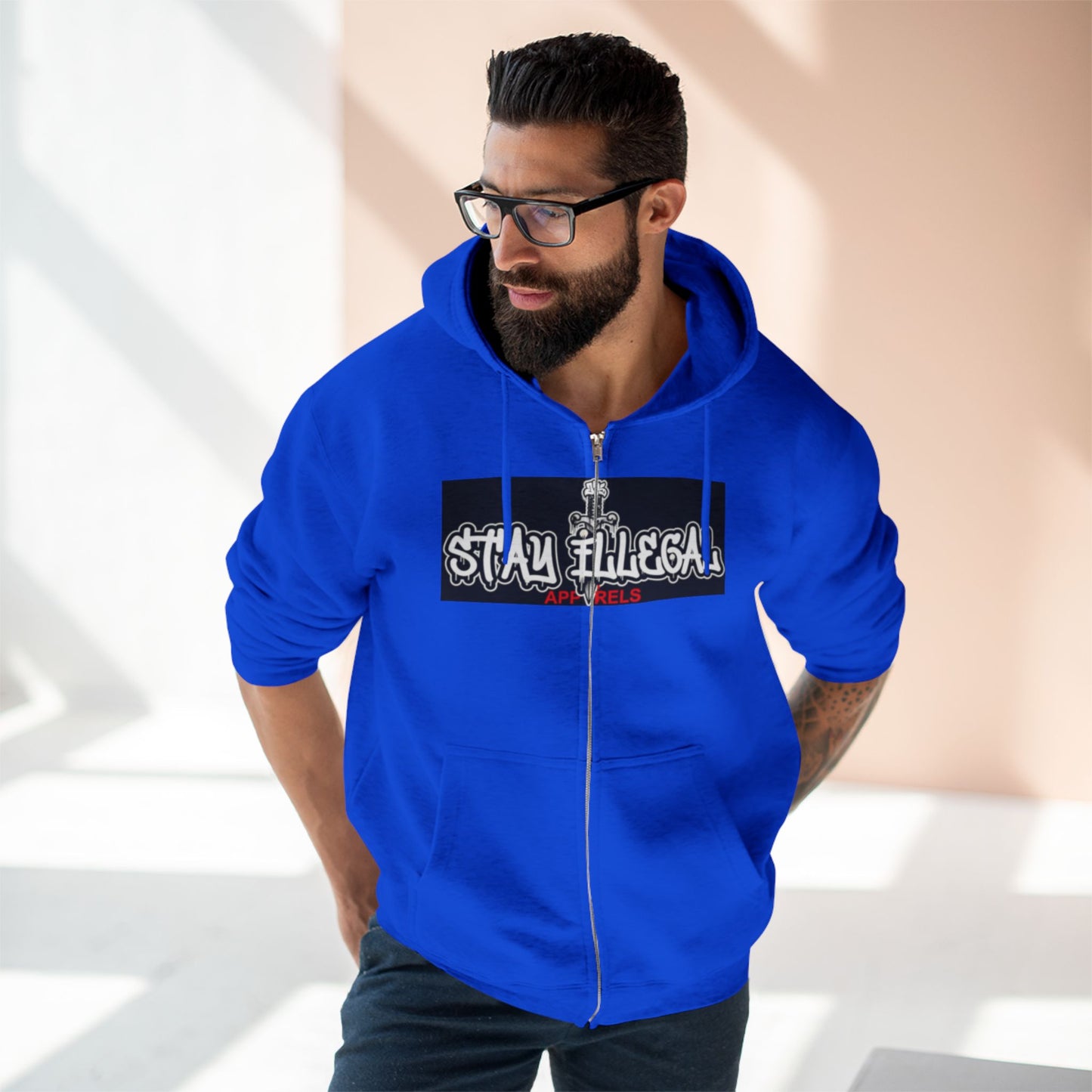 Eye Of The Beholder Hoodie — Stay Illegal Zip Hoodie