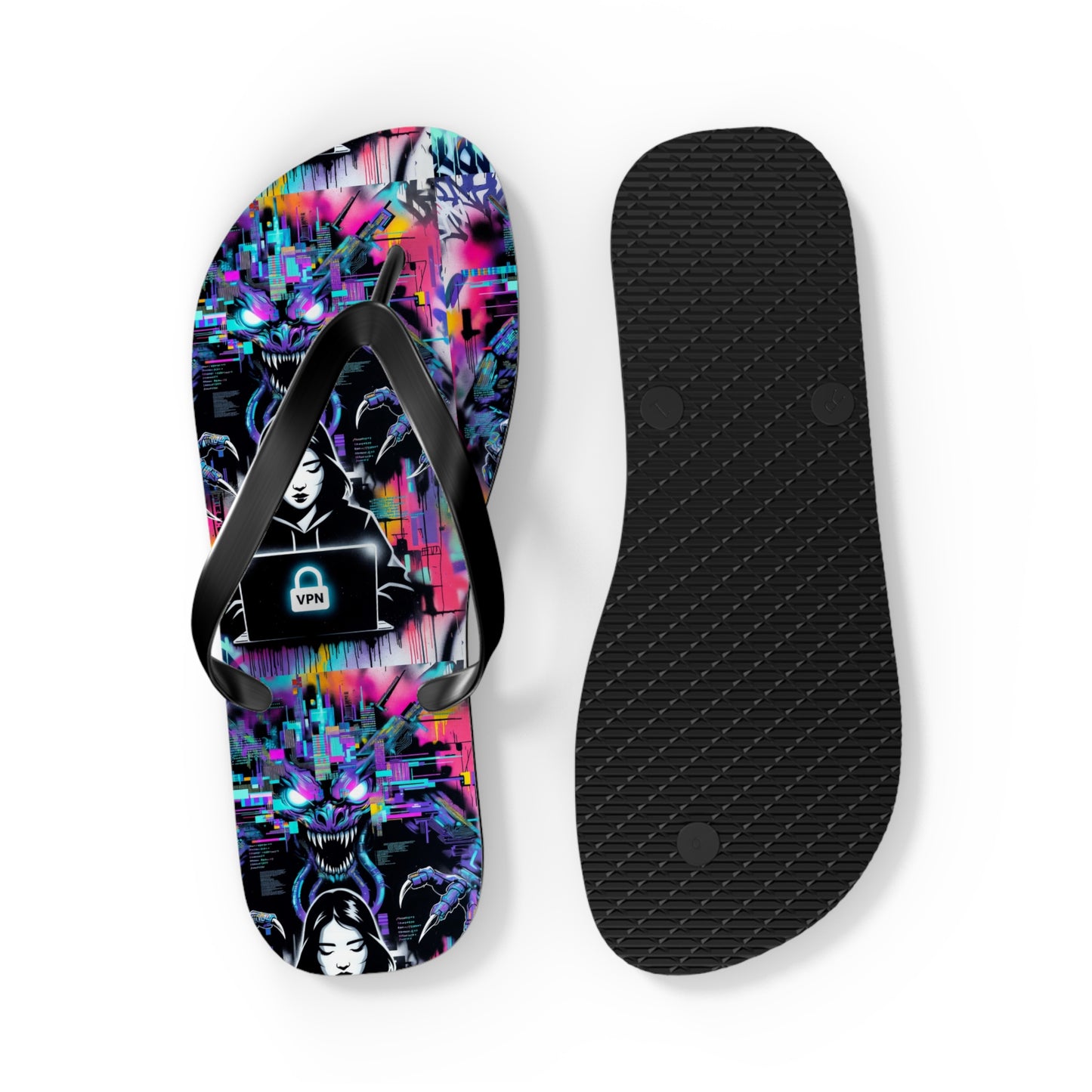 VPN Beach Flip Flops – Power Surge
