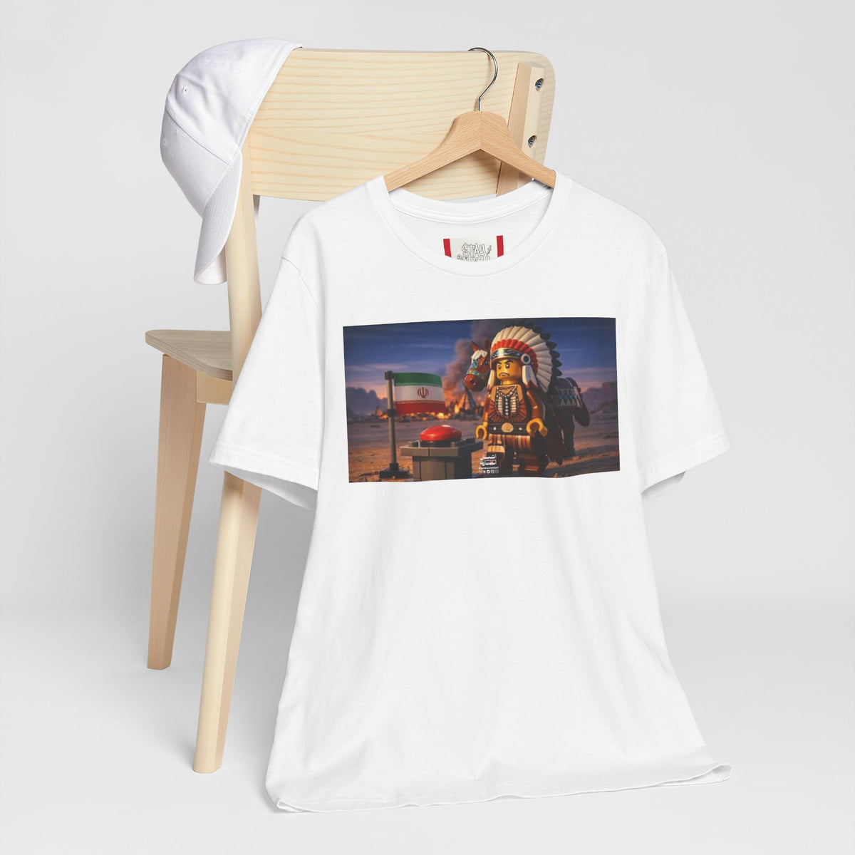 Propaganda T‑Shirt — IRAN LEGOS — USA Invaders
