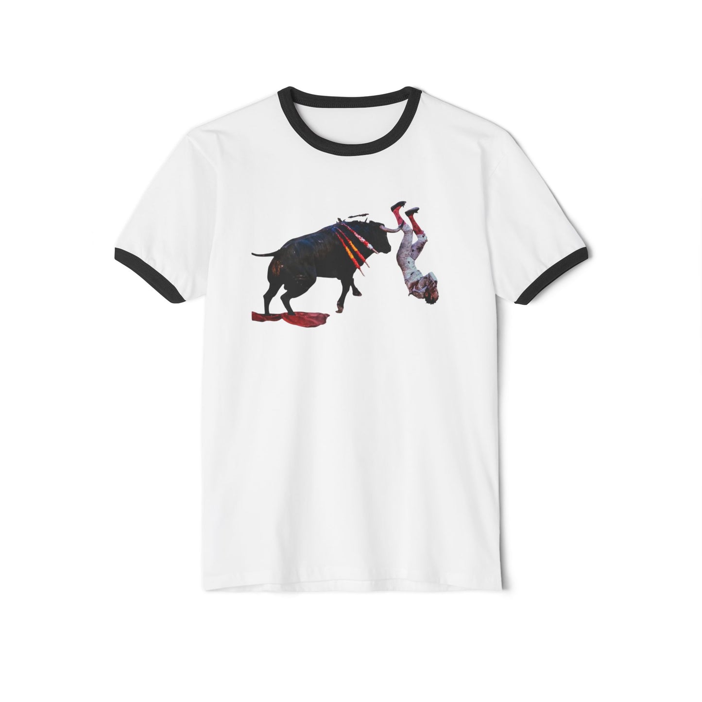 Stay Illegal Ringer T-Shirt — Spanish Bull Horns
