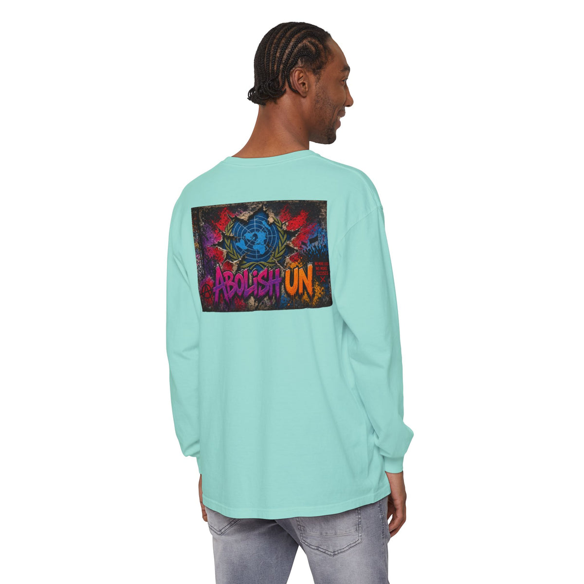 Protest Long Sleeve T‑Shirt — Abolish UN