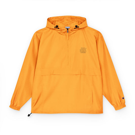 Stay Illegal Anorak Jacket — Plain Insignia Packable Lightweight Hooded Windbreaker