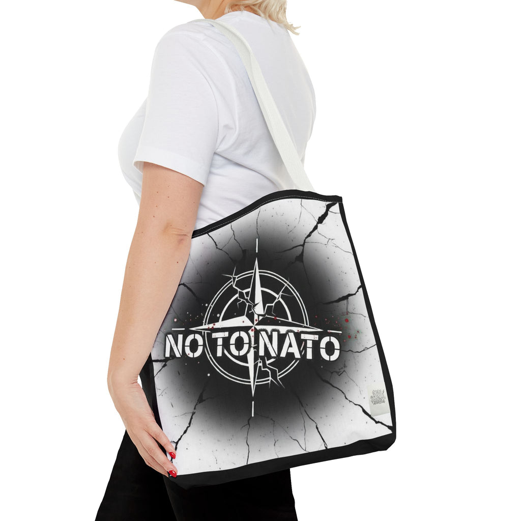 Compass Tote Bag — "NO To NATO / Het NATO" English/Russian