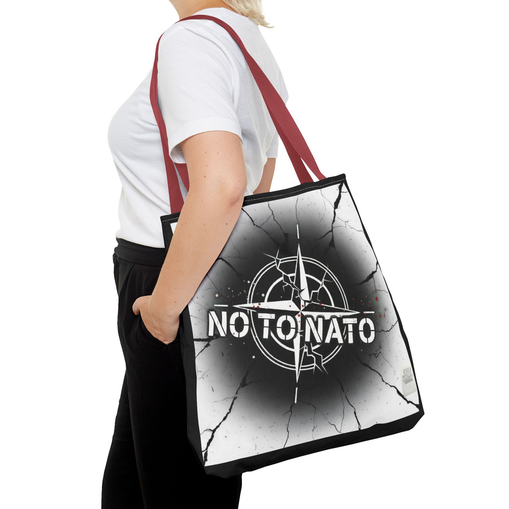 Compass Tote Bag — "NO To NATO / Het NATO" English/Russian
