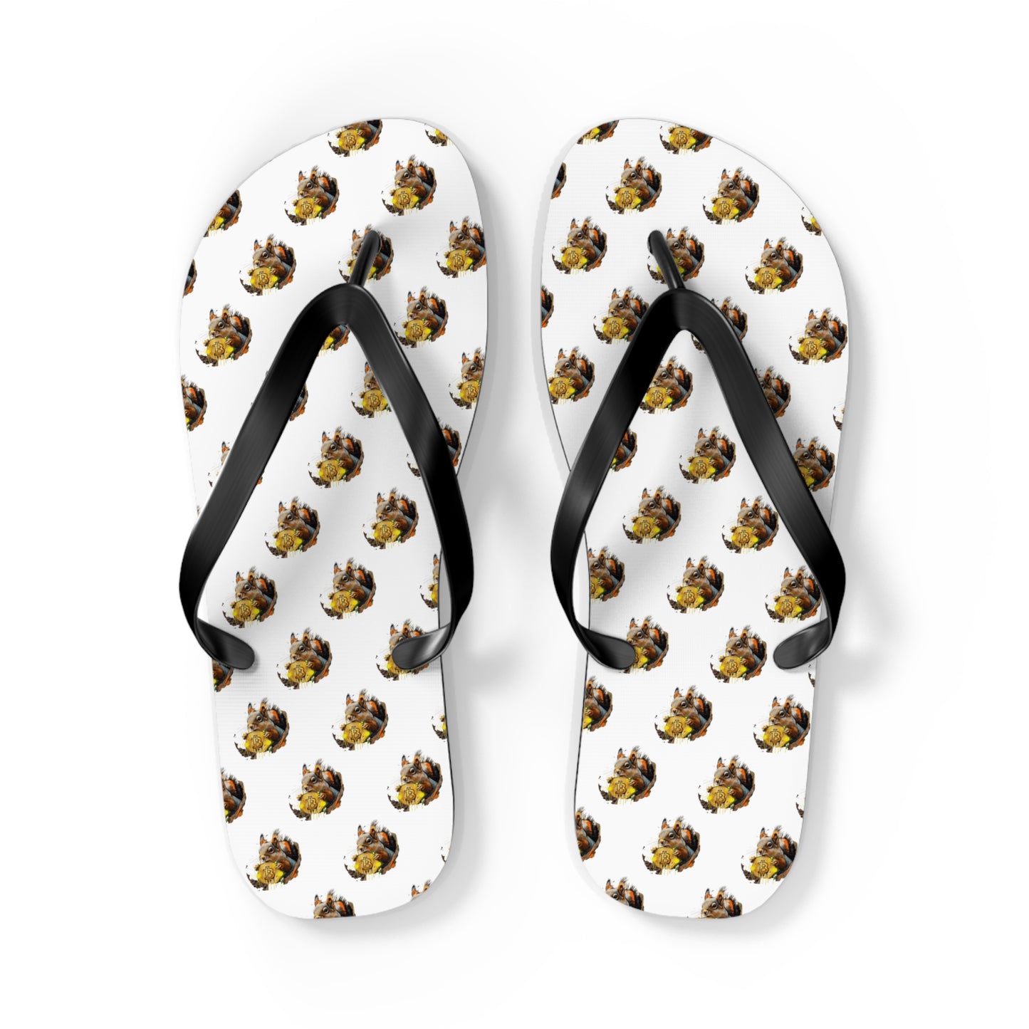 BitCoin Squirrel Flip Flops – Protest Finance
