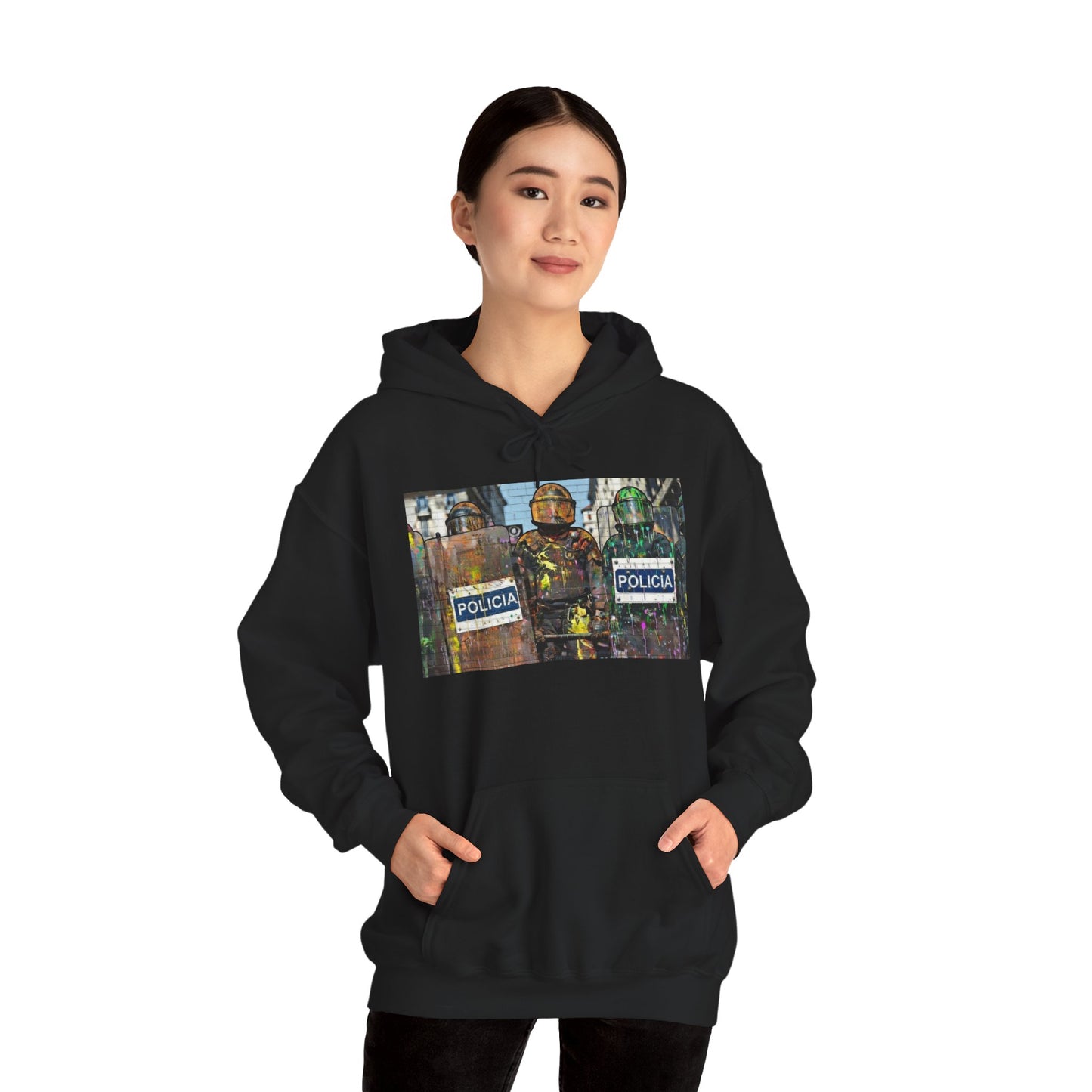 Stay Illegal Graffiti Hoodie - Policia Policia