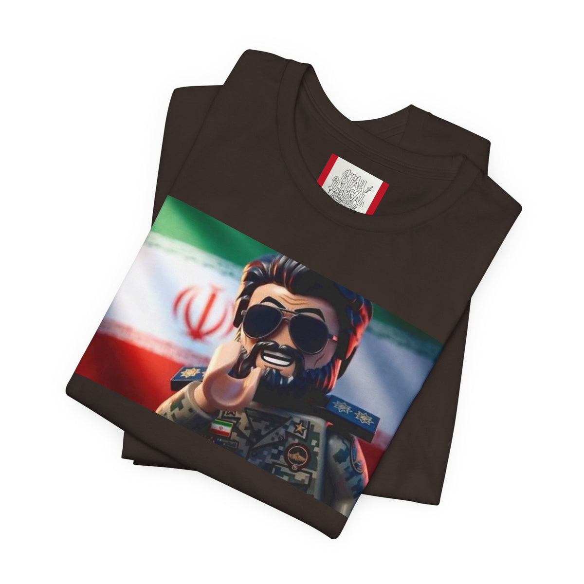 Propaganda T‑Shirt — IRAN LEGOS — IRGC Come Closer