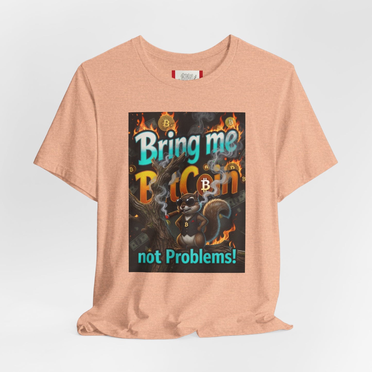 Stay Illegal "Bring Me BitCoin Squirrel" T‑Shirt