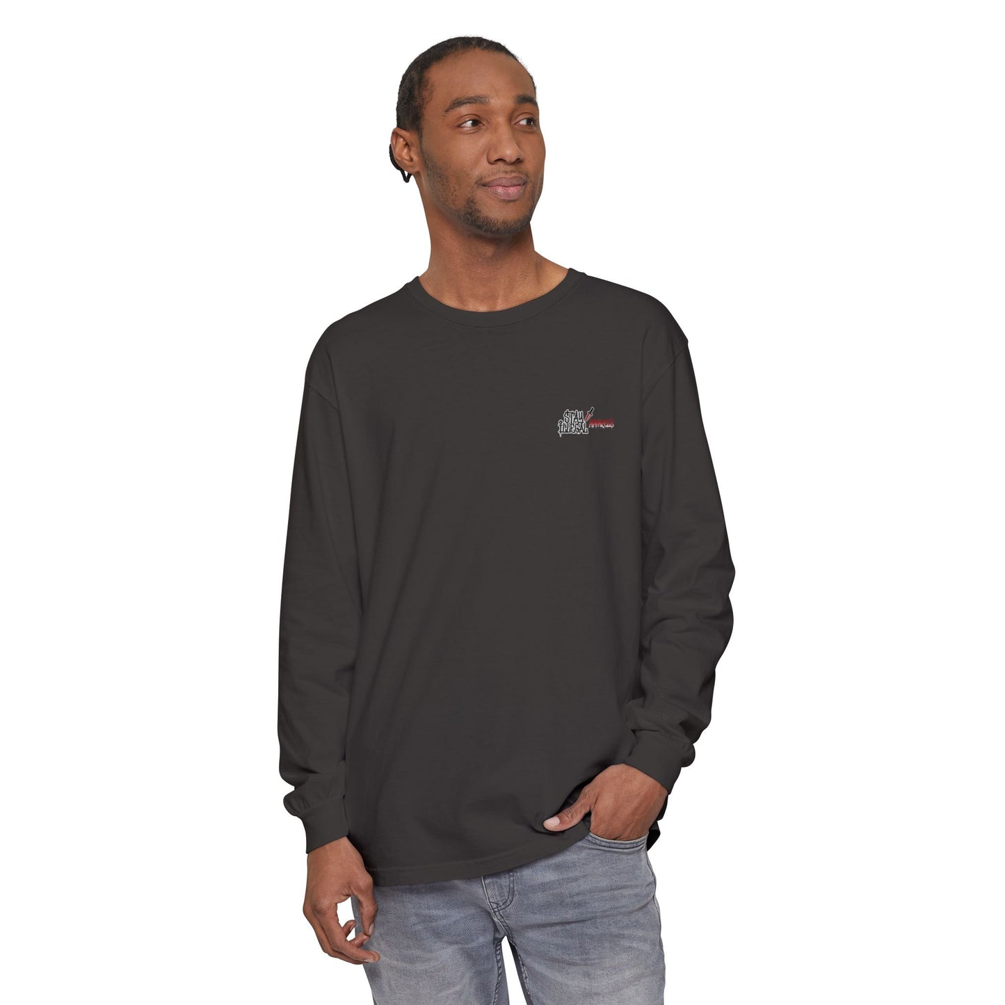 Stay Illegal Isignia - Plain Colour Long Sleeve Tee