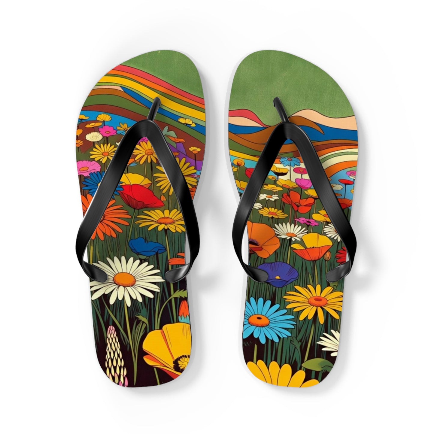 Flower Flip Flops – Fields Of Elysium