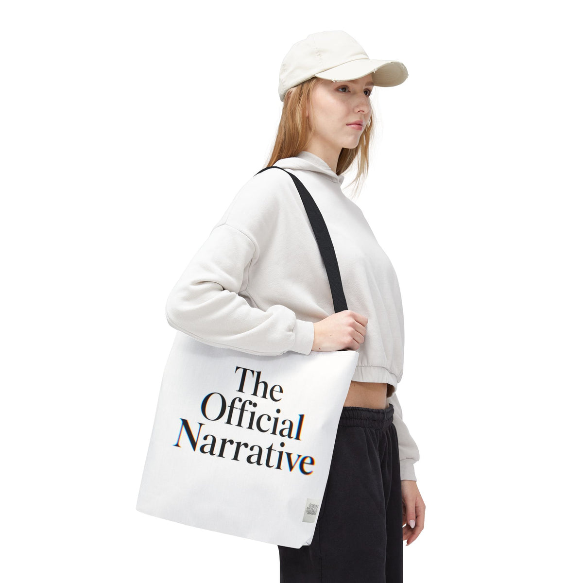 Tote Sling Bag — The Official Narrative White