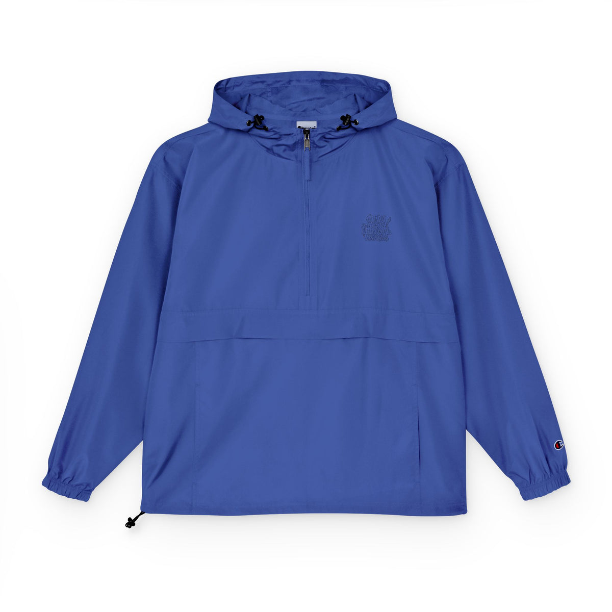 Stay Illegal Anorak Jacket — Plain Insignia Packable Lightweight Hooded Windbreaker