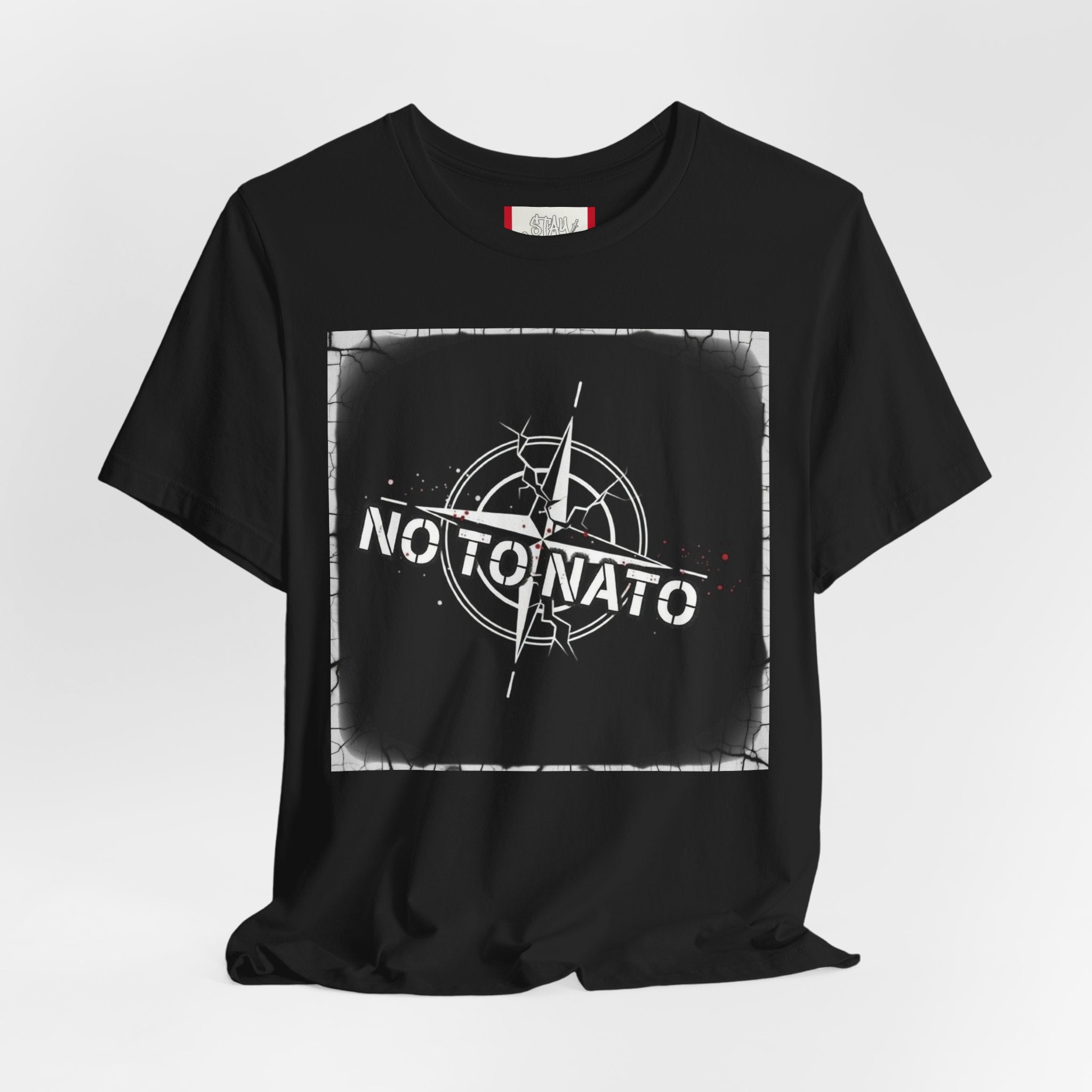 T‑Shirt — "NO To NATO" English/Black