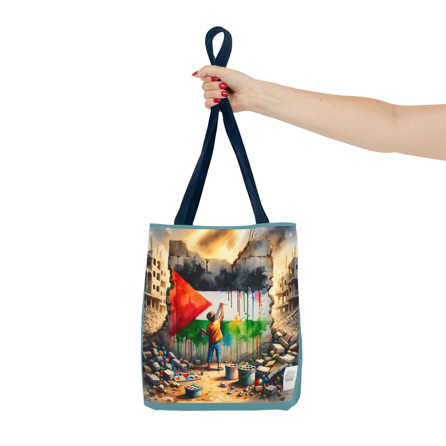 Bolso de hombro Tote — Palestine Paint