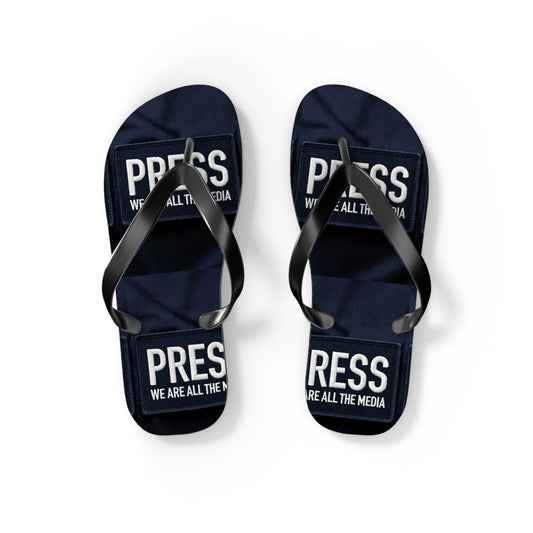 Press Freedom Flip Flops – PRESS ONLY