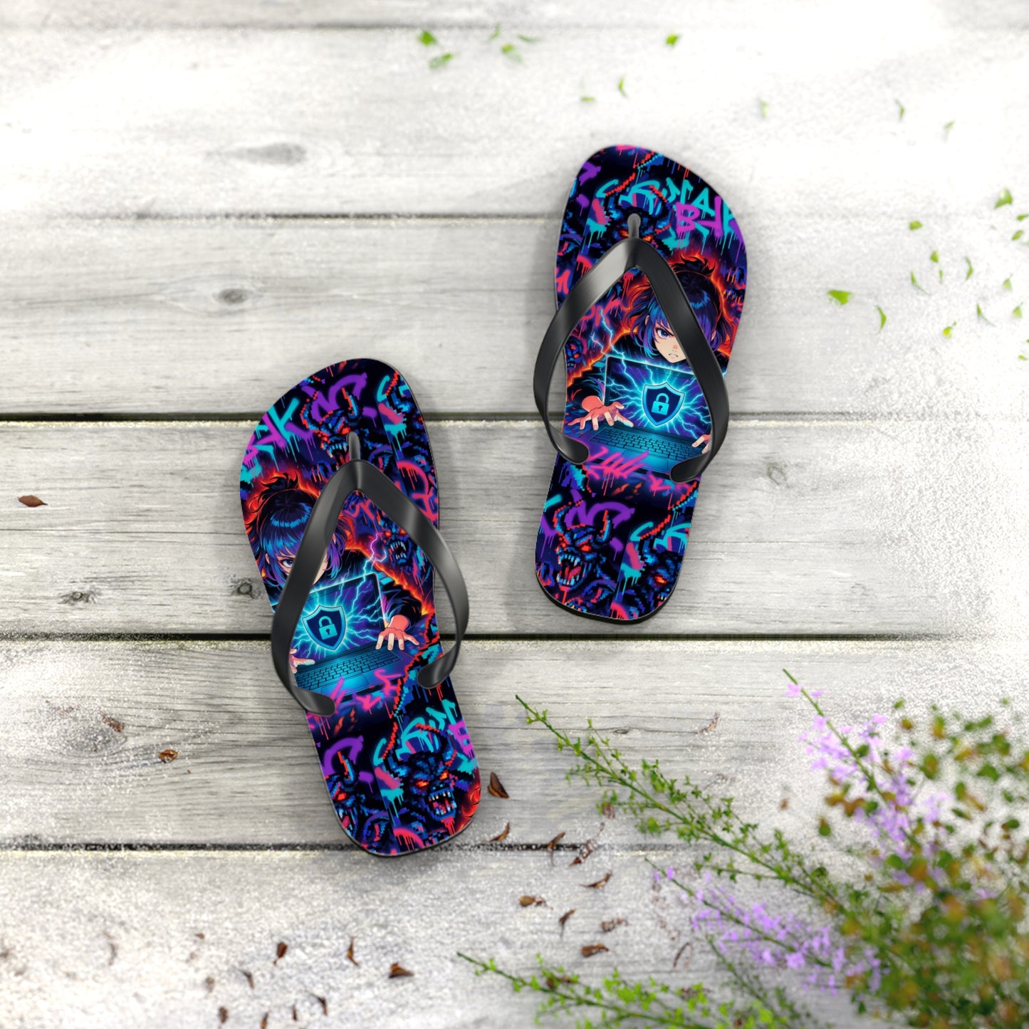 VPN Beach Flip Flops – Cyber Attack