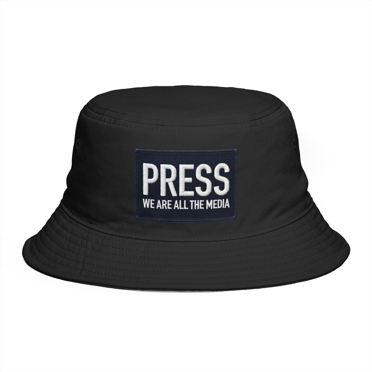 Stay Illegal "PRESS" Bucket Hat — Embroidered Journalist Patch
