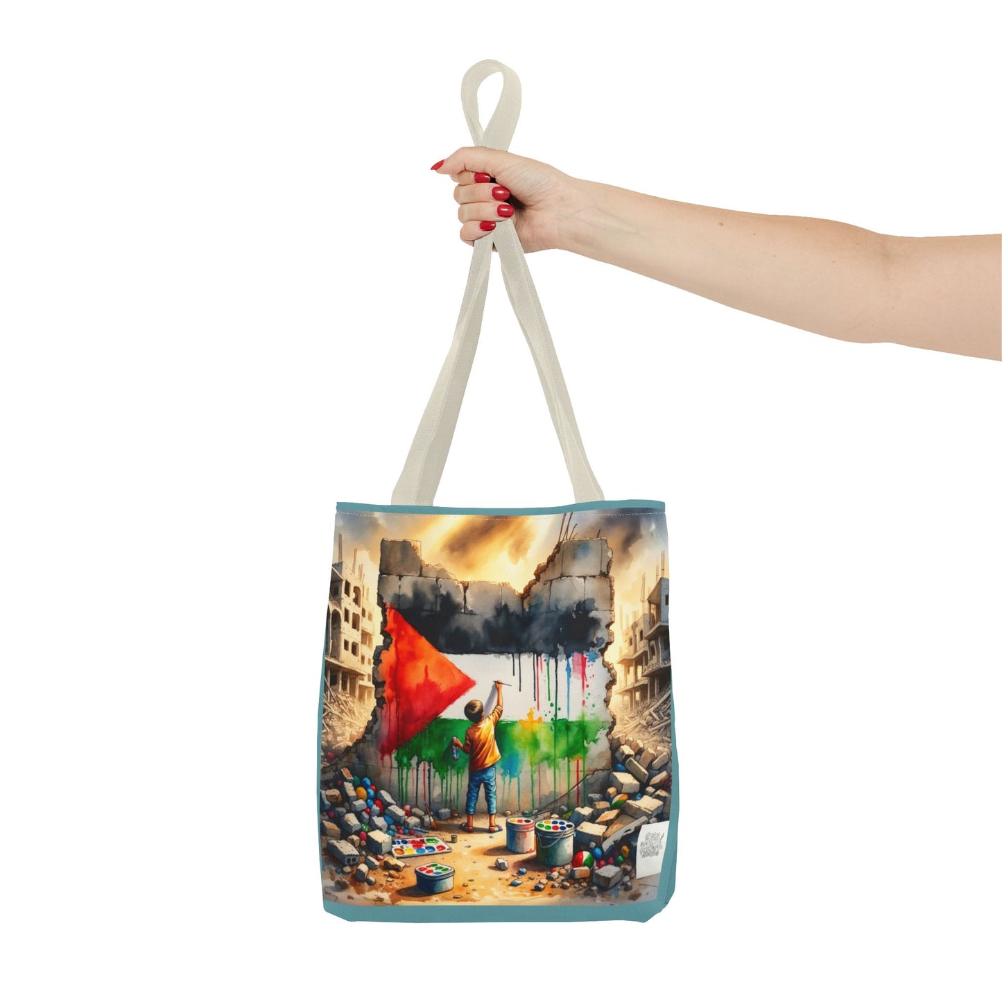 Bolso de hombro Tote — Palestine Paint