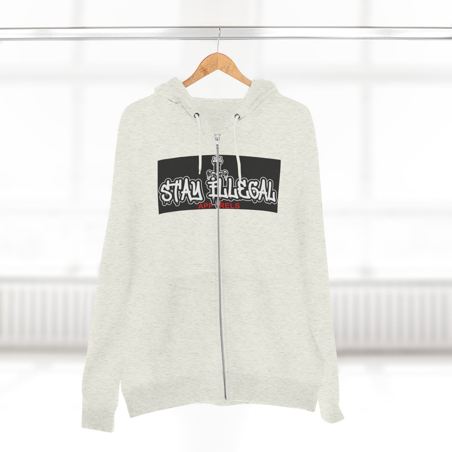 Tiger Smile Hoodie — Stay Illegal Zip Hoodie