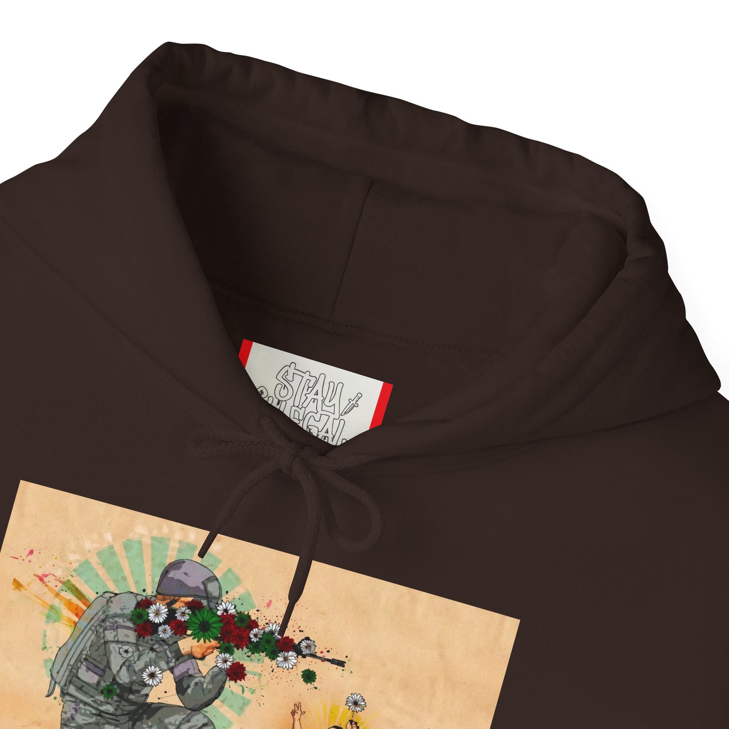 Stay Illegal Graffiti Hoodie - Flower Shooter
