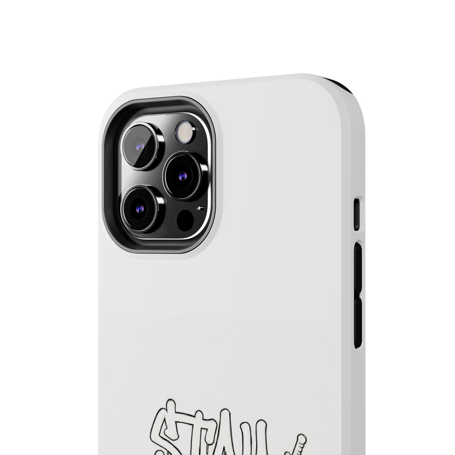 Coque de téléphone Stay Illegal - Blanc/Rouge robuste
