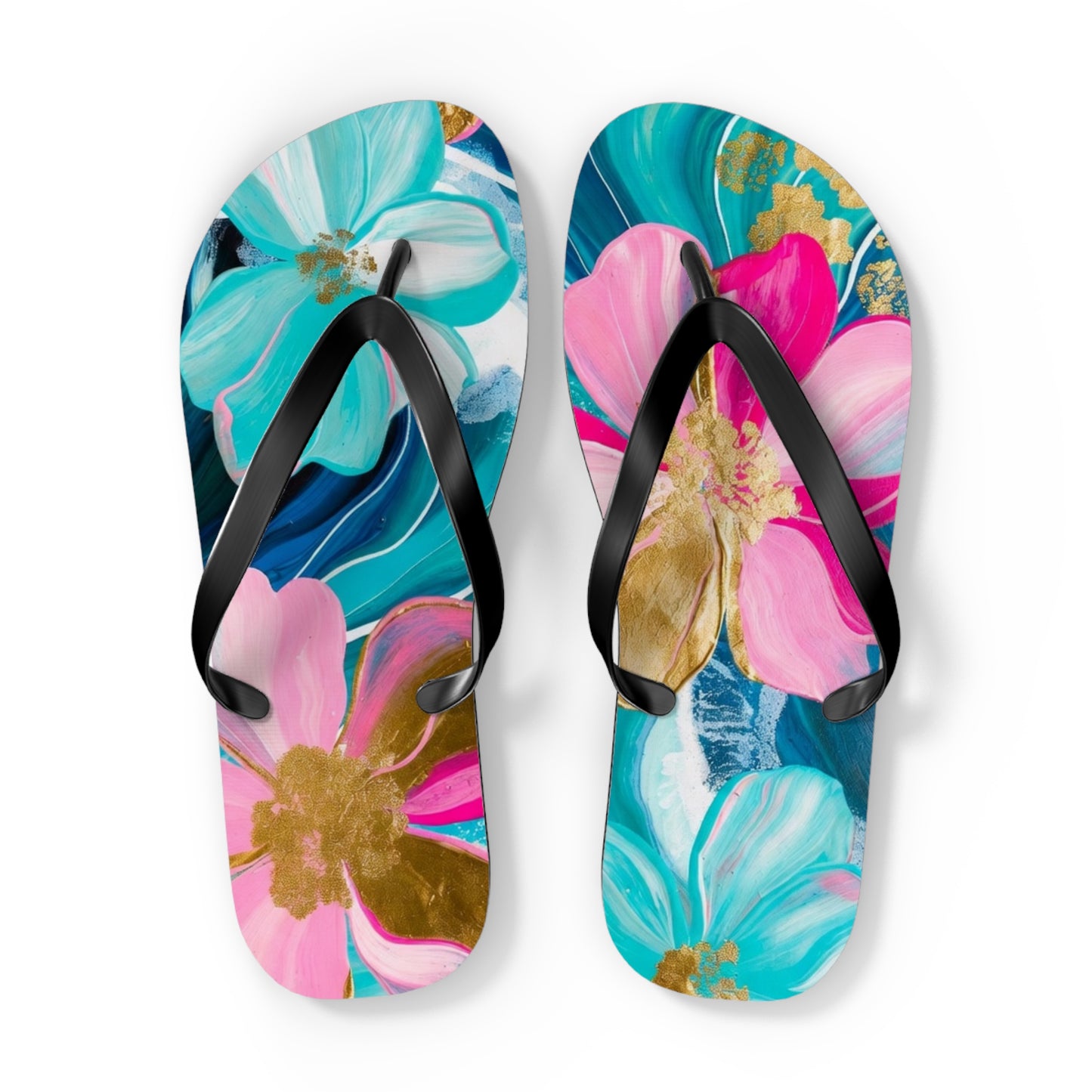 Flower Flip Flops – Oil Paints