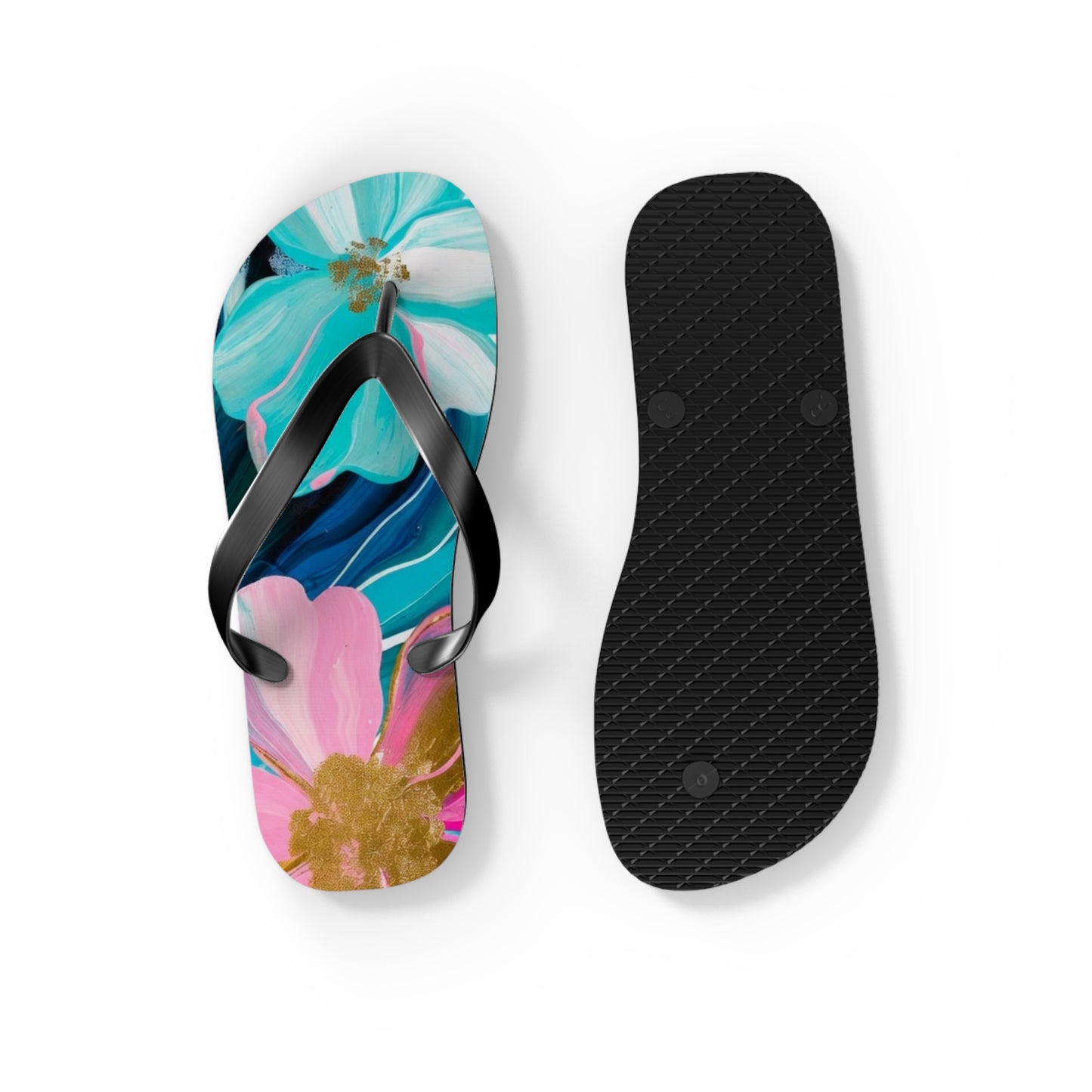 Flower Flip Flops – Oil Paints