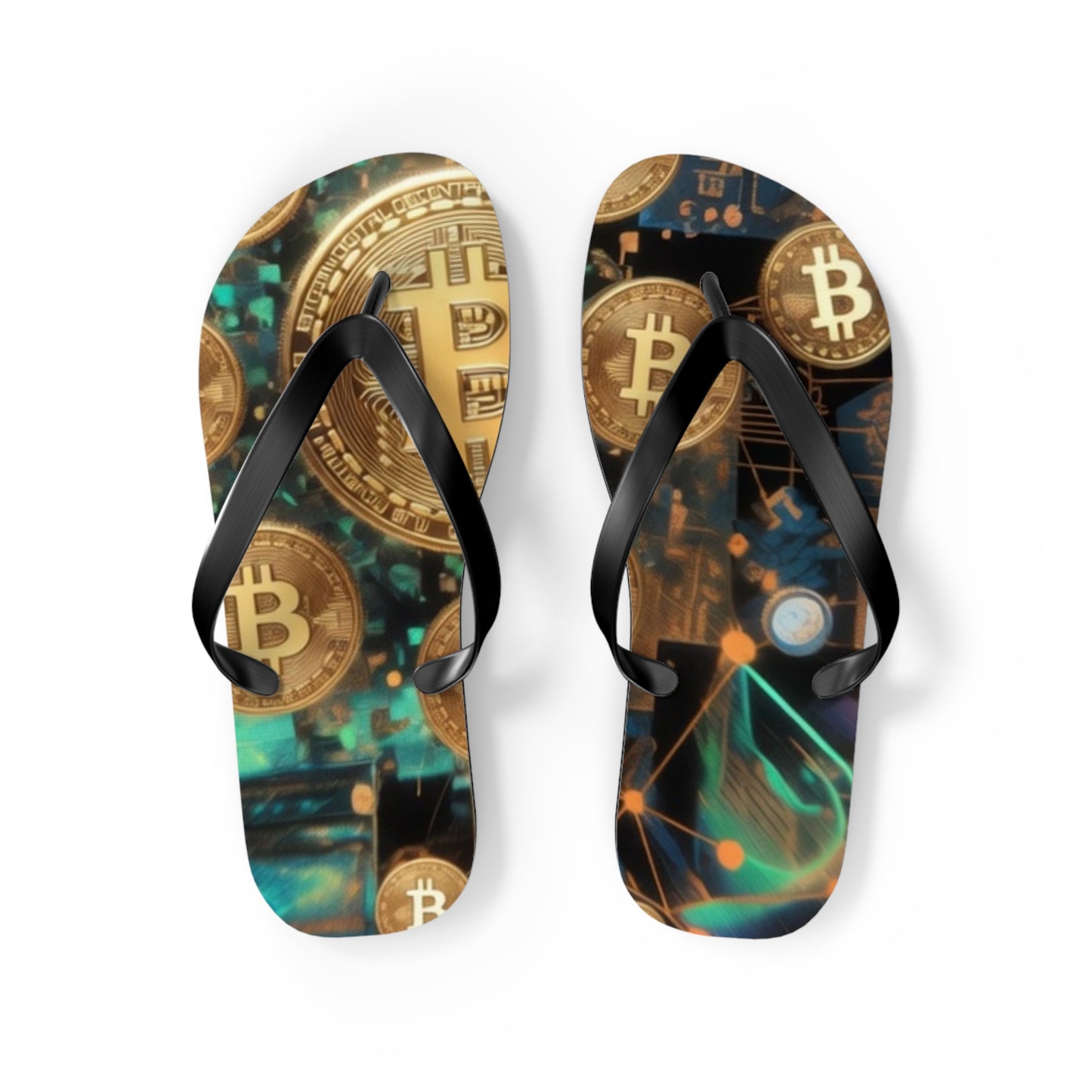 BitCoin Flip Flops – Financial Beach