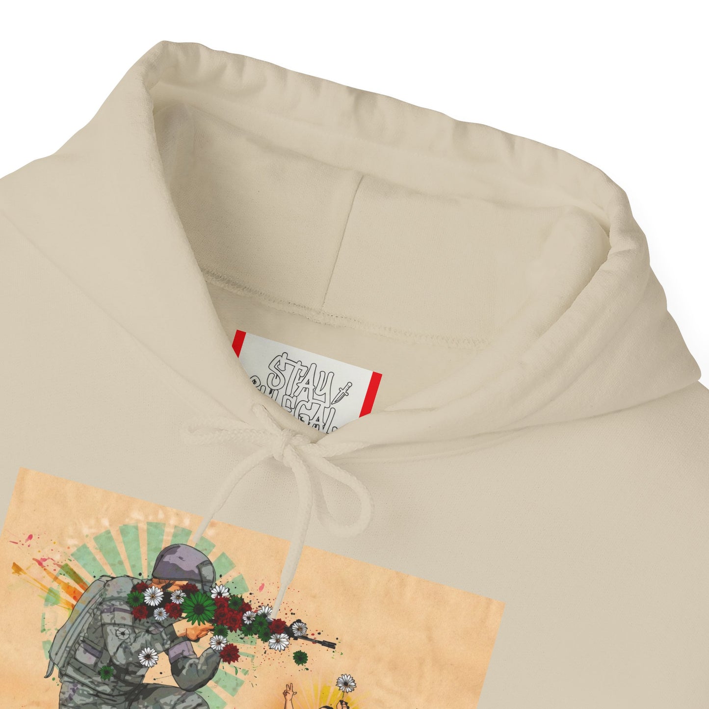 Stay Illegal Graffiti Hoodie - Flower Shooter