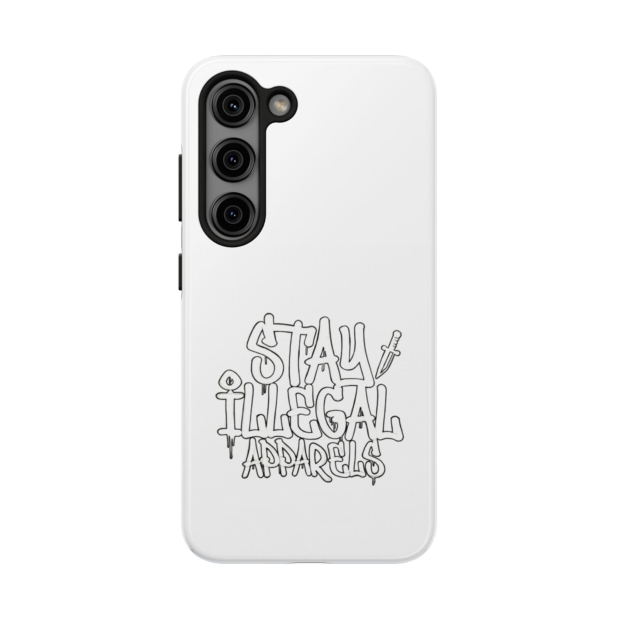 Stay Illegal Phone Cases - Tough White