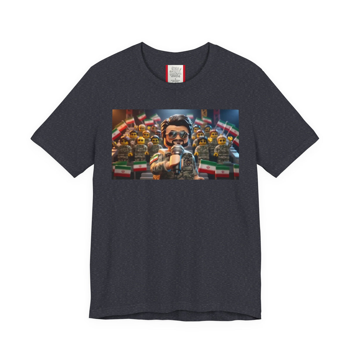 Propaganda T‑Shirt — IRAN LEGOS — IRGC Crowd Control