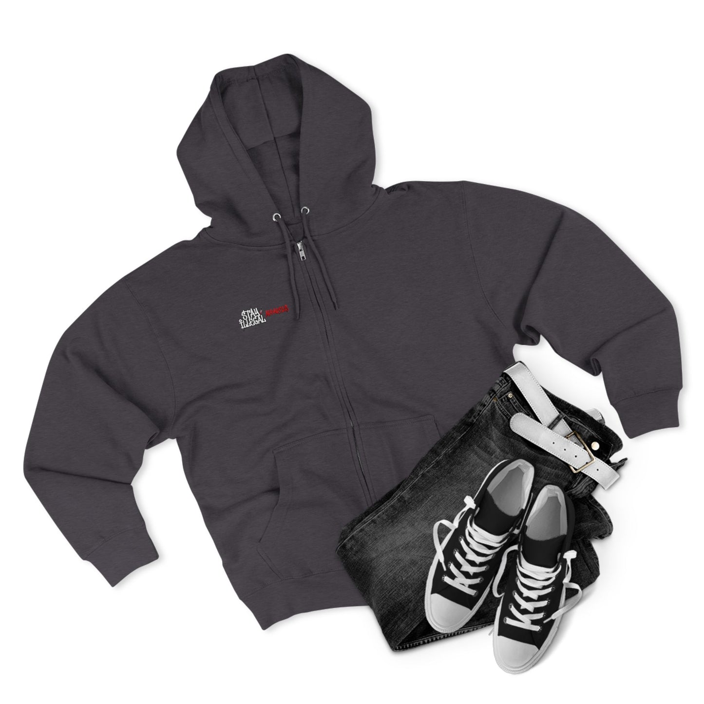 Copy of Plain Insignia - Stay Illegel Zip Hoodie